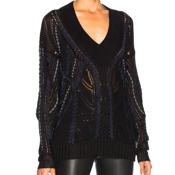 rag & bone Sweaters - Rag & Bone Lucie Tonal Ribbon Sweater Size M